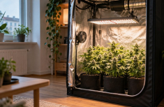 Cannabis-Sorten f&uuml;r kleine R&auml;ume: Welche Genetiken bleiben kompakt?